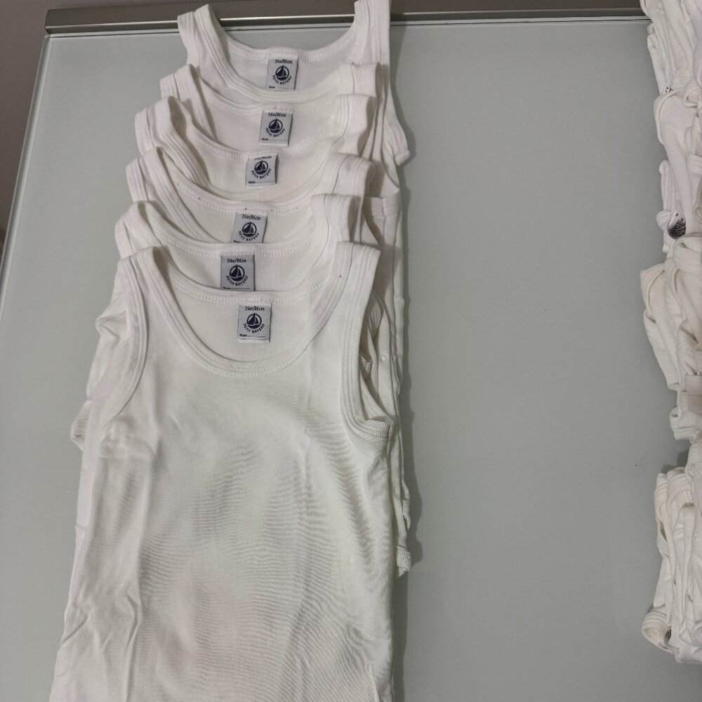 Petit Bateau lot of 7 undershirts